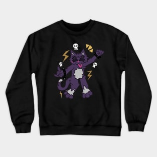 Rockstar Cat Crewneck Sweatshirt